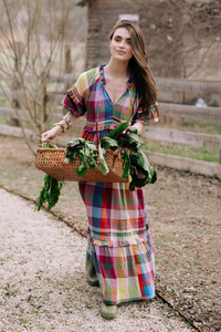 Thumbnail for Harbor Plaid Charlotte Dress