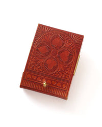 Thumbnail for Embossed Leather Playing Cards Set