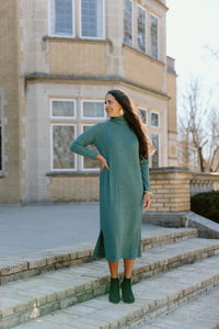 Thumbnail for Jade Turtleneck Dress