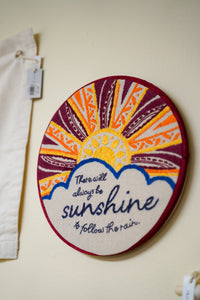 Thumbnail for Prerak Sunshine Hand Embroidered Wall Art