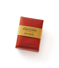 Thumbnail for Embossed Leather Playing Cards Set