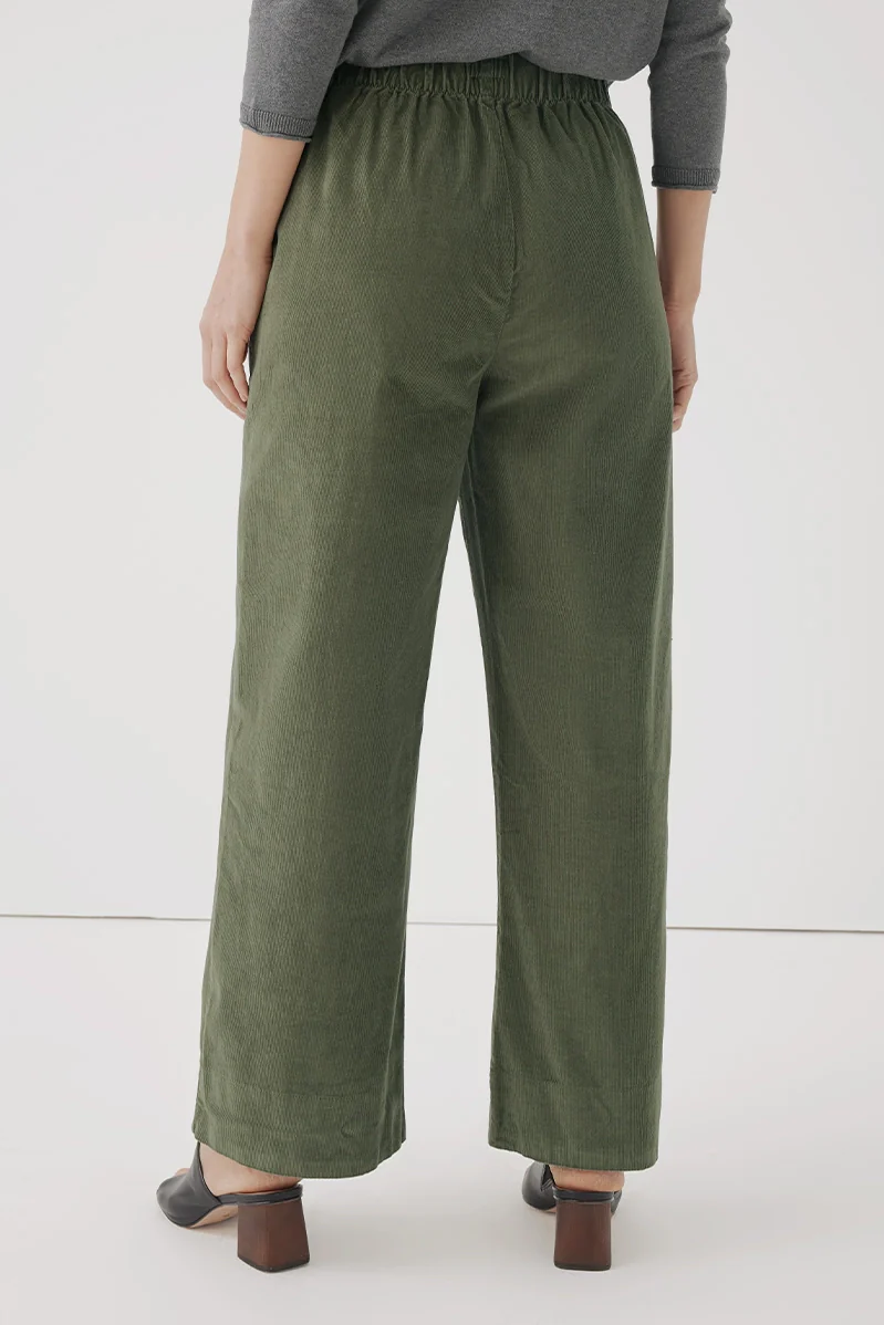 Modern Corduroy Wide Leg Pant