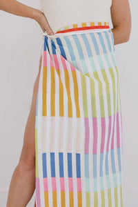 Thumbnail for Rainbow Stripe Sarong