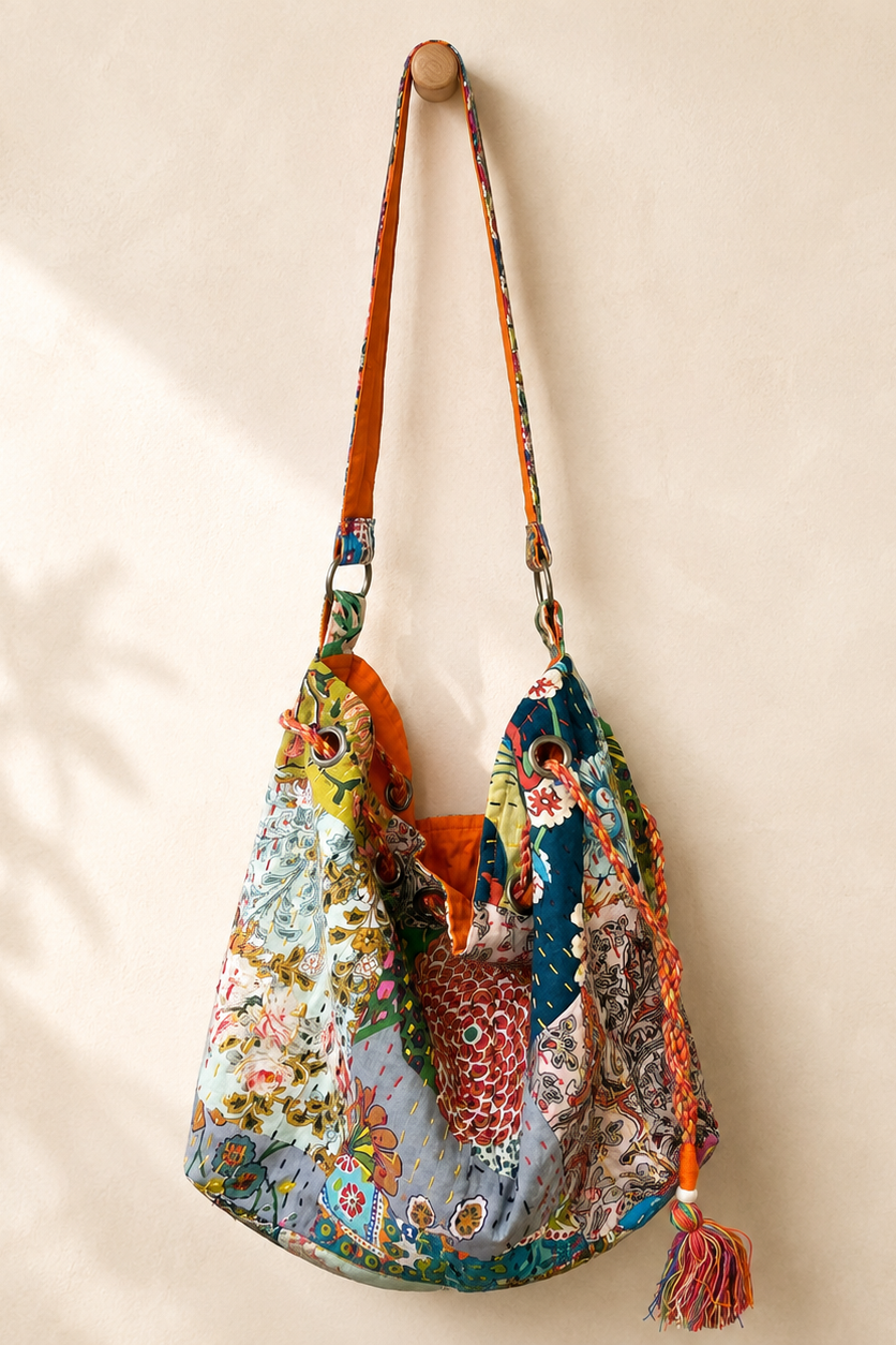 Sunset Mosaic Patchwork Bag