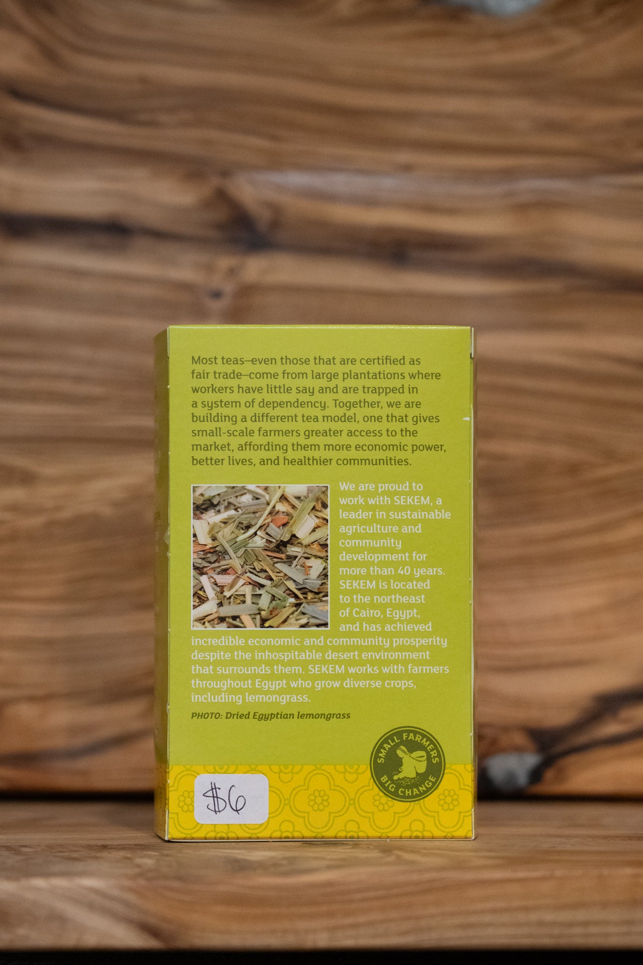 Organic Lemongrass Ginger Tea