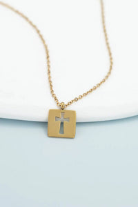 Thumbnail for Axis Cross Necklace