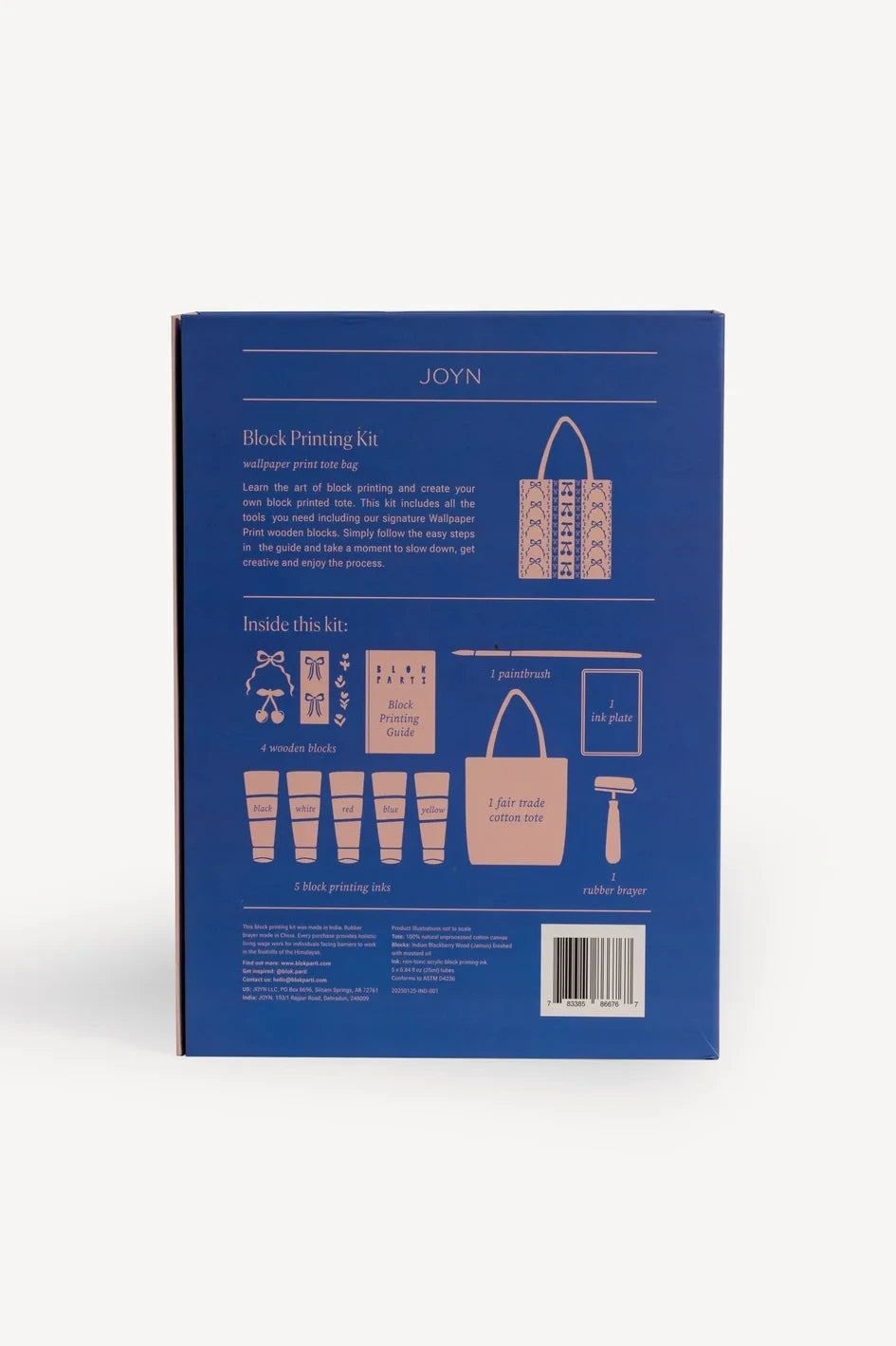 Block Printing Tote Kit