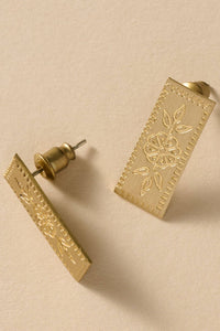 Thumbnail for Arati Flower Bar Post Earrings