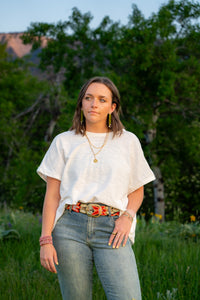 Thumbnail for Boho Embroidered Belt