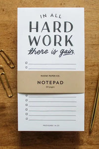 Thumbnail for Hard Work Notepad
