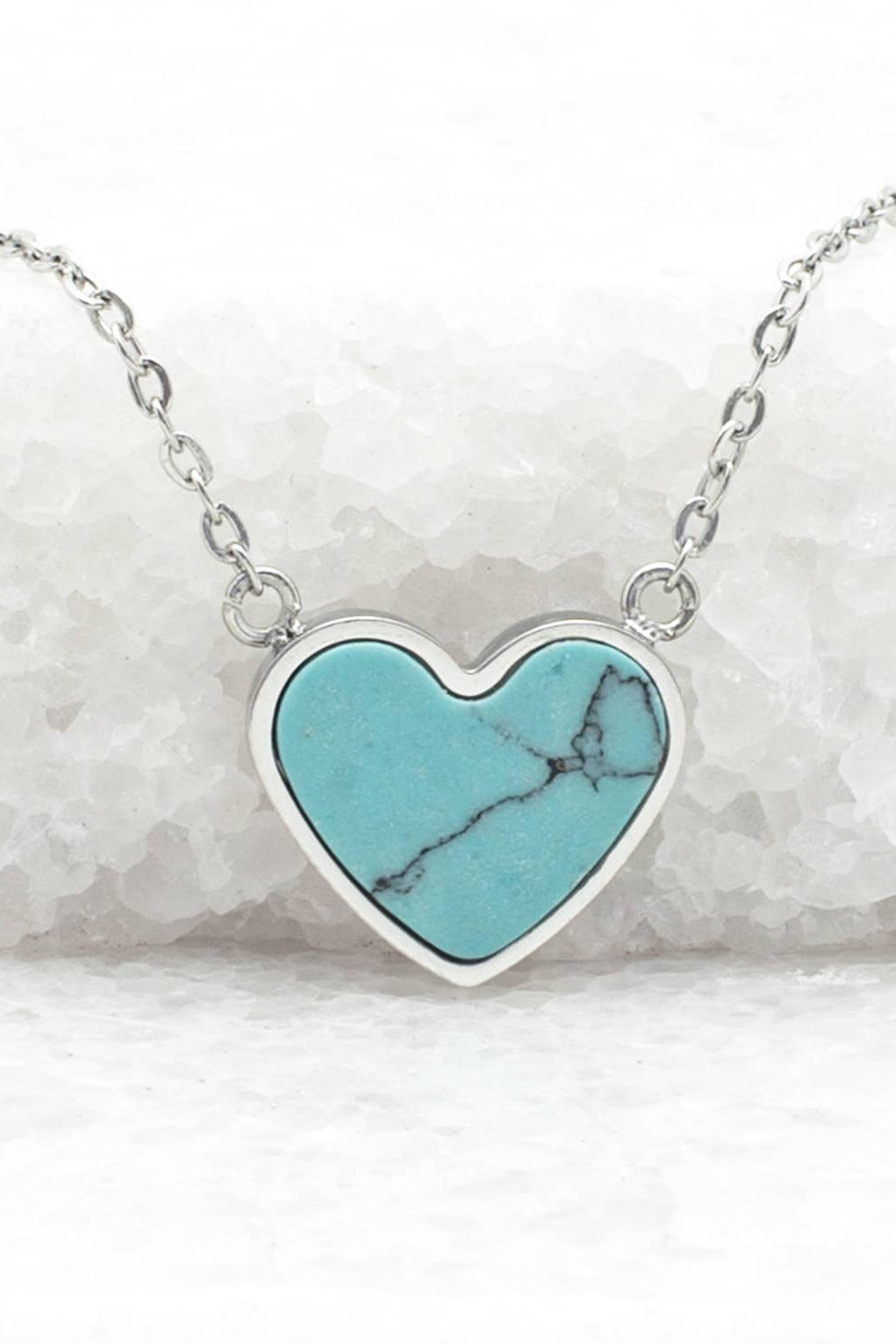 Bay Turquoise Heart Necklace