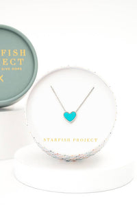 Thumbnail for Bay Turquoise Heart Necklace