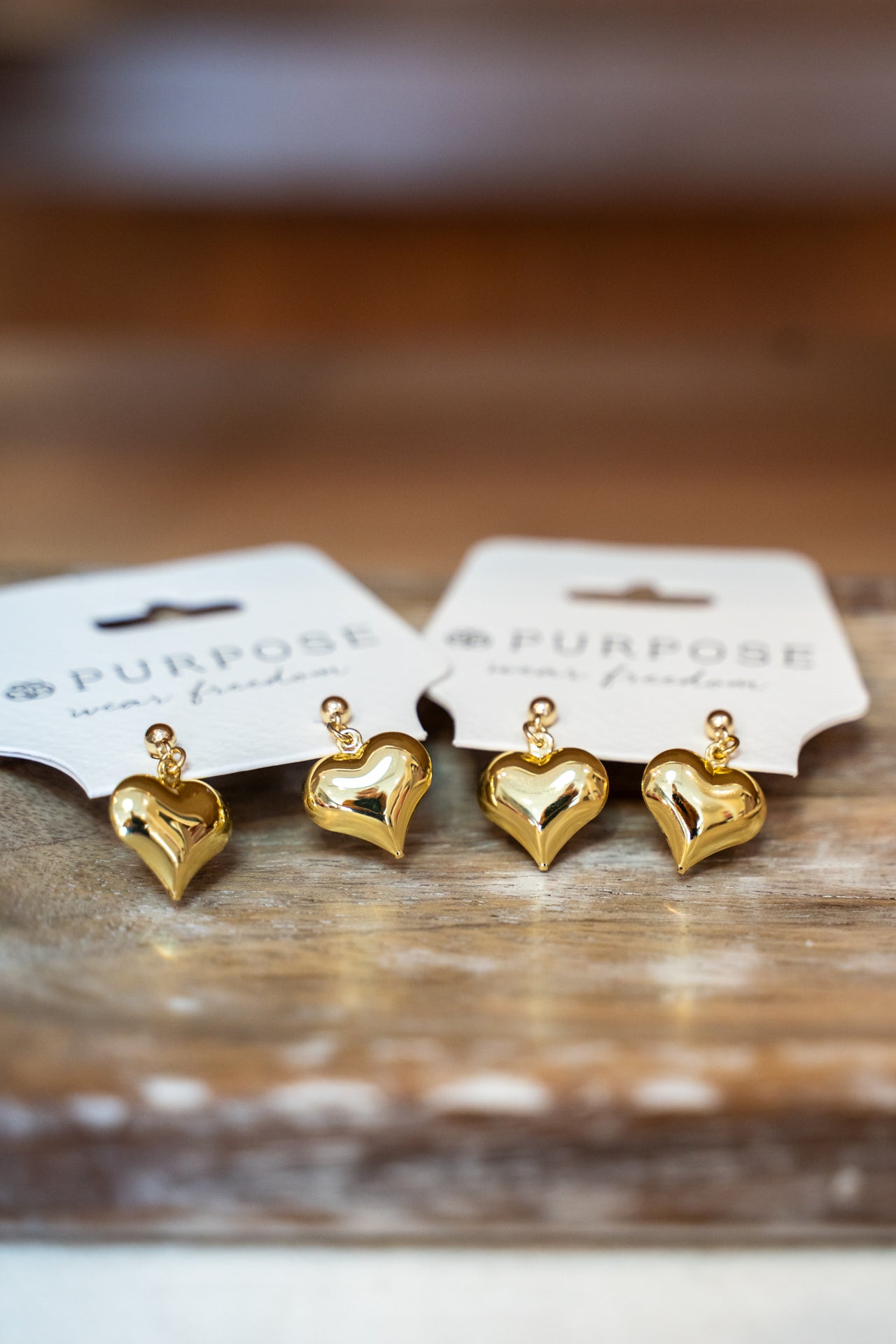 Heart Stud Earrings