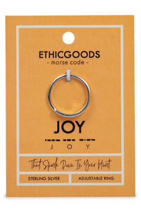 Thumbnail for Joy Morse Code Ring