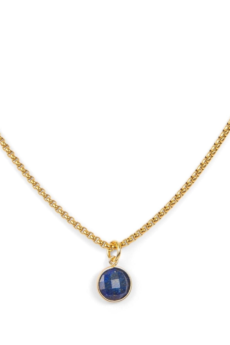Lapis Stone Pendant Necklace
