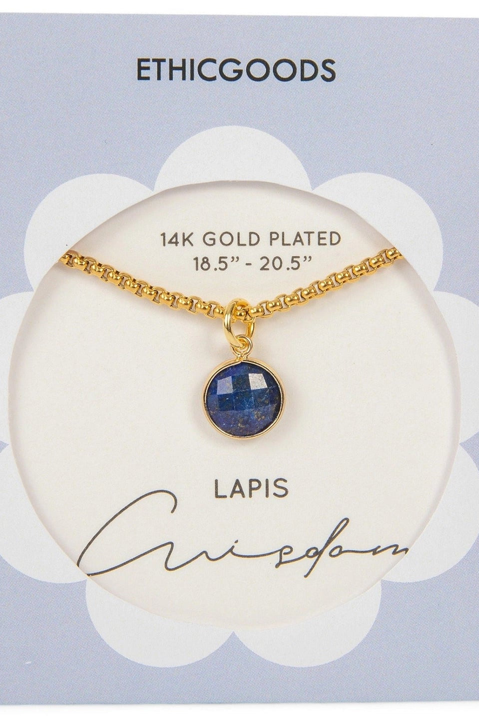 Lapis Stone Pendant Necklace