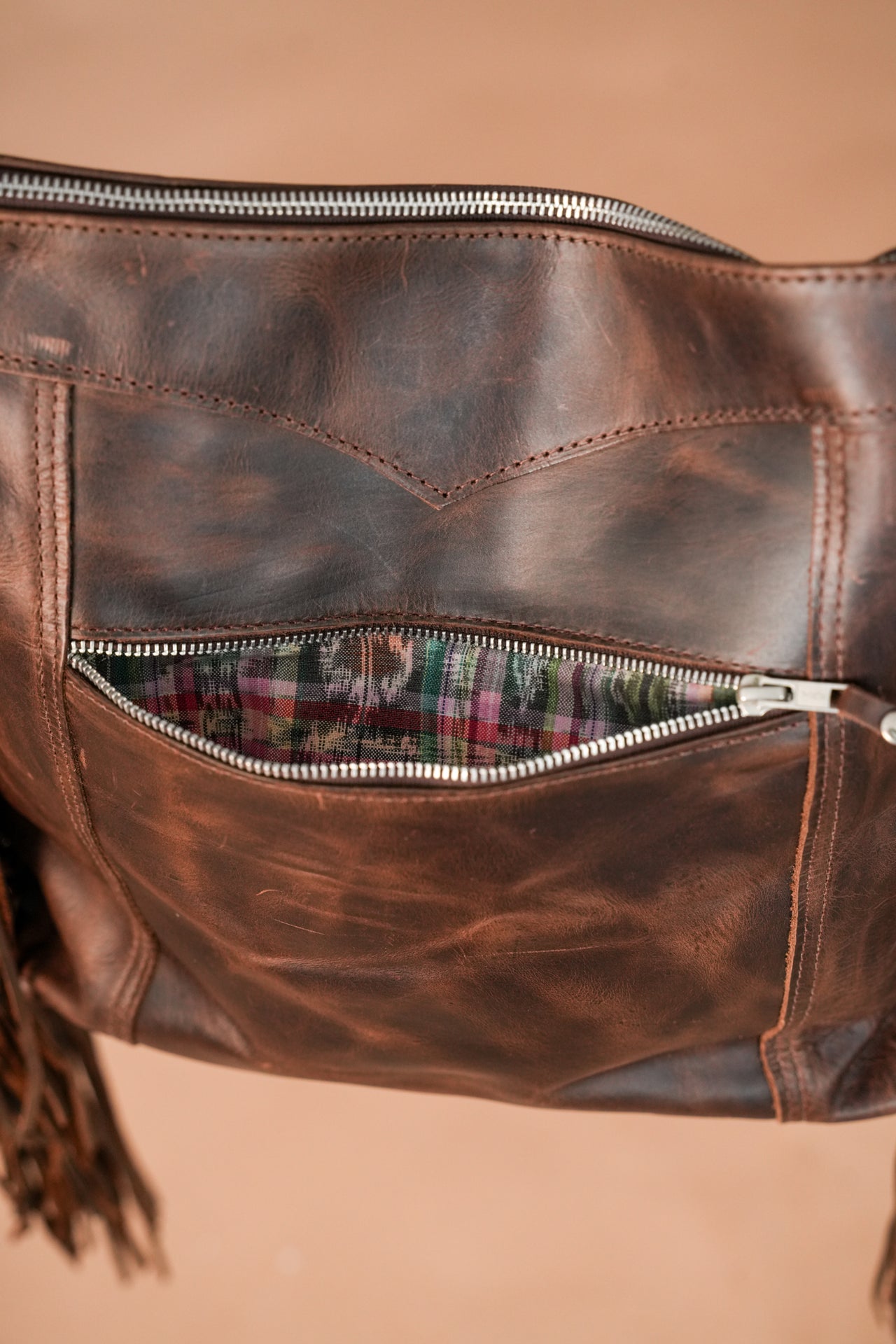 Fringe + Hide Tote