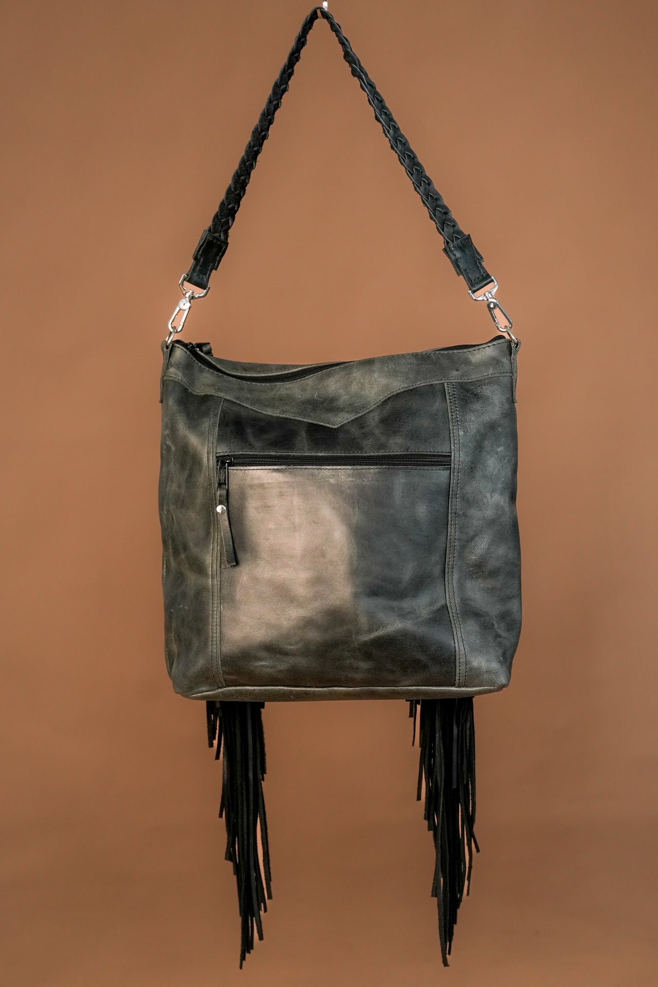 Fringe + Hide Tote