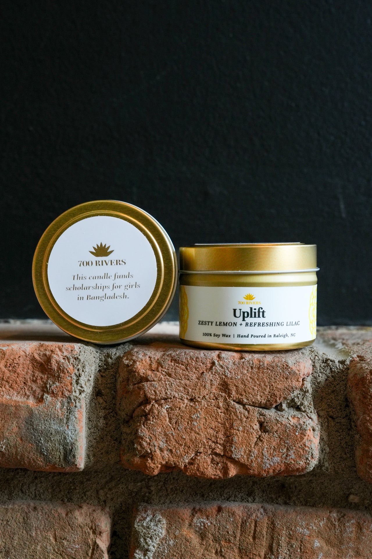 Uplift Tin Candle