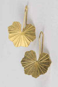 Thumbnail for Lotus Leaf Drop Earrings