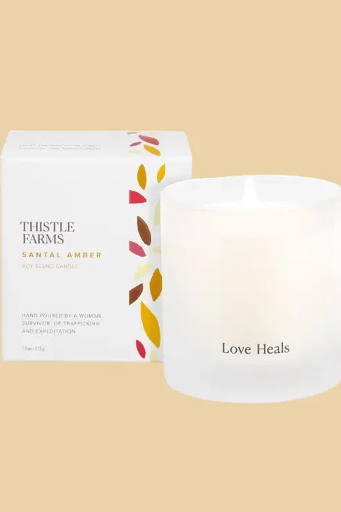 Santal Amber Love Heals Candle