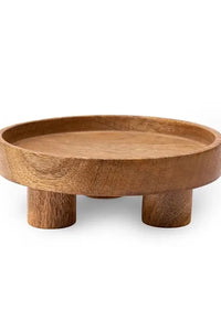 Thumbnail for Mango Wood Pedestal Platter