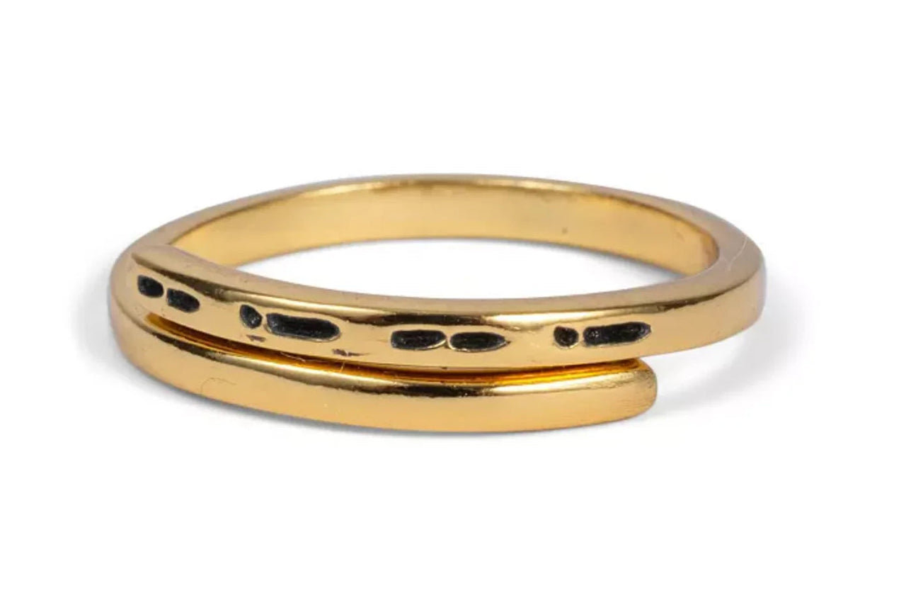 Joy Morse Code Ring