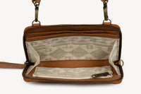 Thumbnail for Pebbled Leather Crossbody Wallet