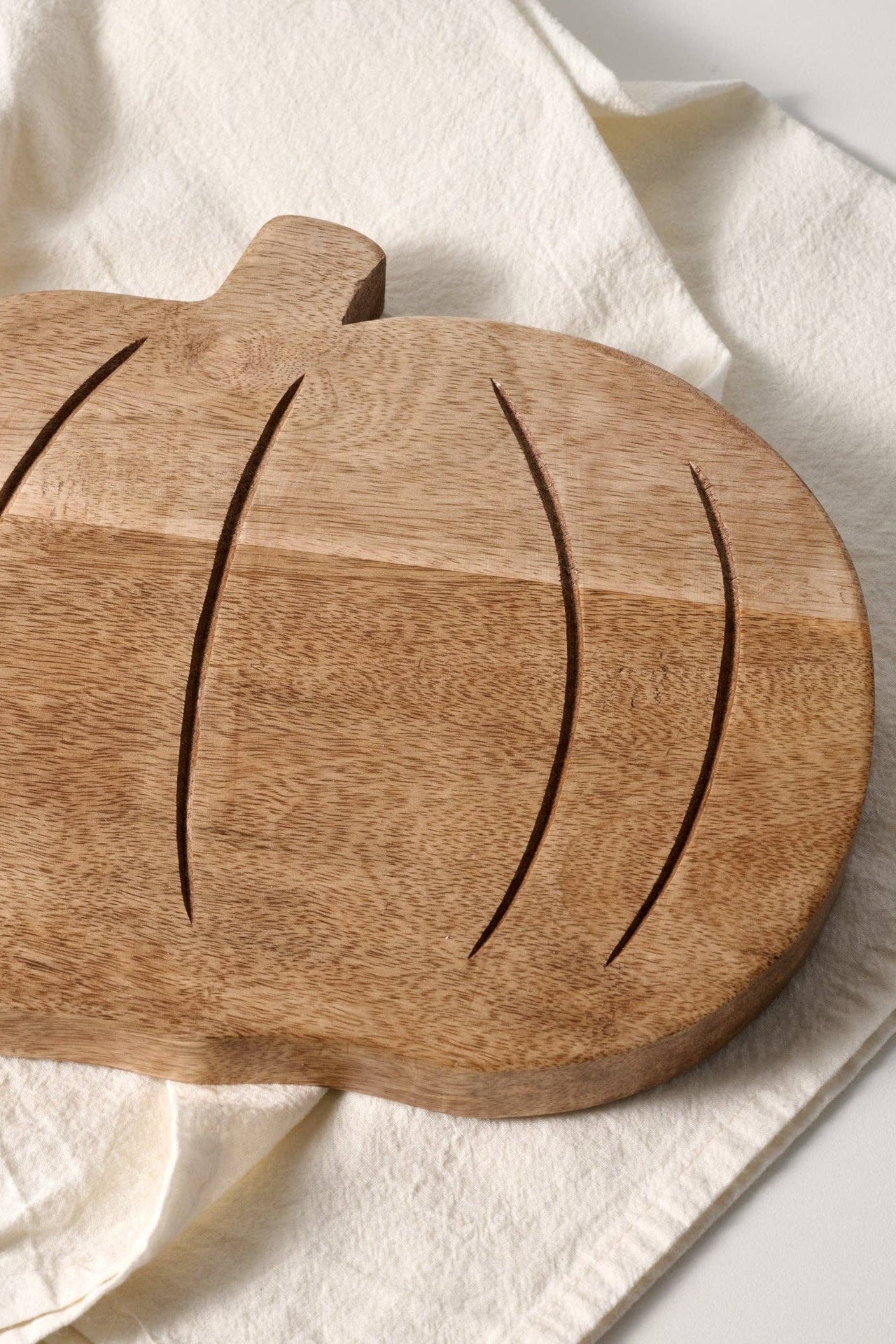Pumpkin Mango Wood Serving Board