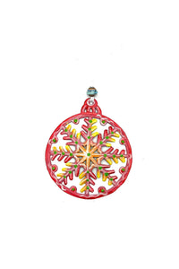 Thumbnail for Snowflake Bulb Ornament