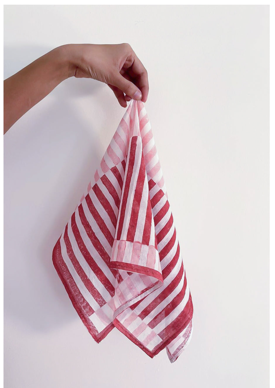 Stripe cotton Scarf