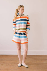 Thumbnail for Confetti Stripe Logan Set