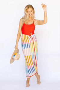 Thumbnail for Rainbow Stripe Sarong