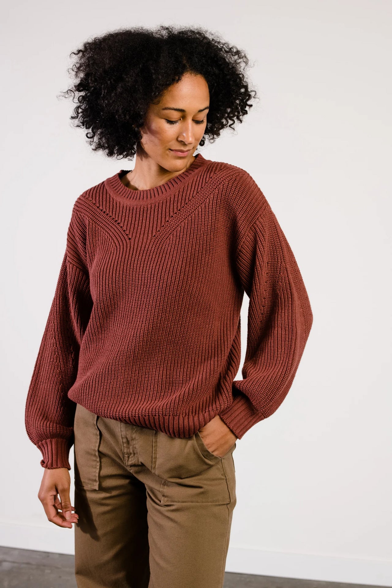 Sarah Billow Sleeve Sweater