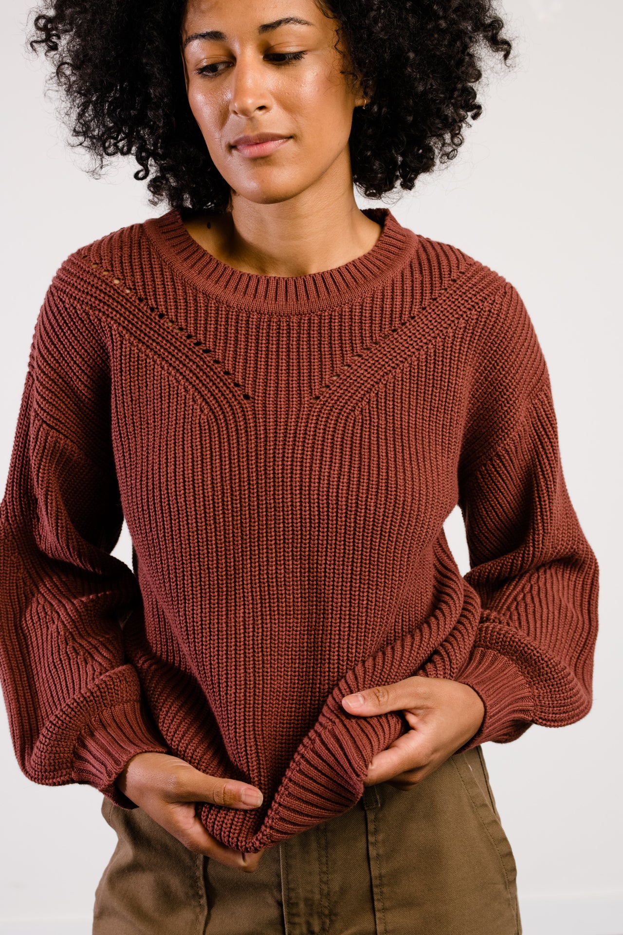 Sarah Billow Sleeve Sweater