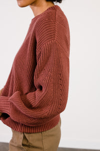 Thumbnail for Sarah Billow Sleeve Sweater