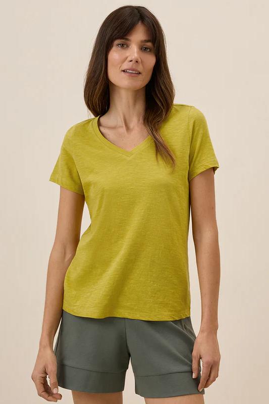 Featherweight Slub V-Neck Tees