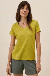 Thumbnail for Featherweight Slub V-Neck Tees