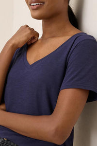 Thumbnail for Featherweight Slub V-Neck Tees