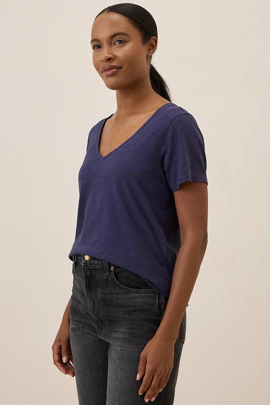 Featherweight Slub V-Neck Tees