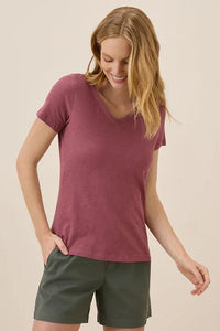 Thumbnail for Featherweight Slub V-Neck Tees