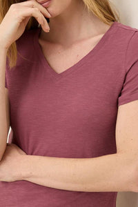 Thumbnail for Featherweight Slub V-Neck Tees