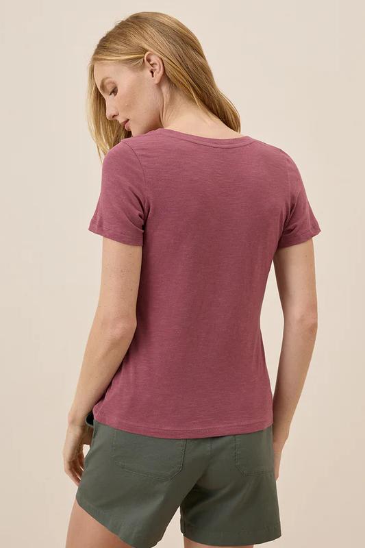 Featherweight Slub V-Neck Tees