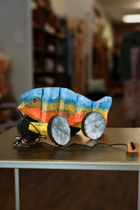 Thumbnail for Pull Toy - Wooden Fish