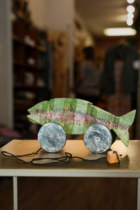 Thumbnail for Pull Toy - Wooden Fish