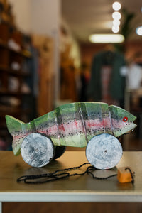 Thumbnail for Pull Toy - Wooden Fish