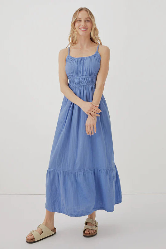 Coastal Double Gauze Cami Maxi Dress