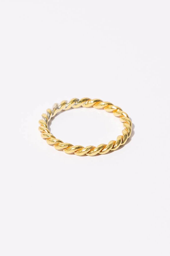 Brass Mini Rope Ring – Bought Beautifully