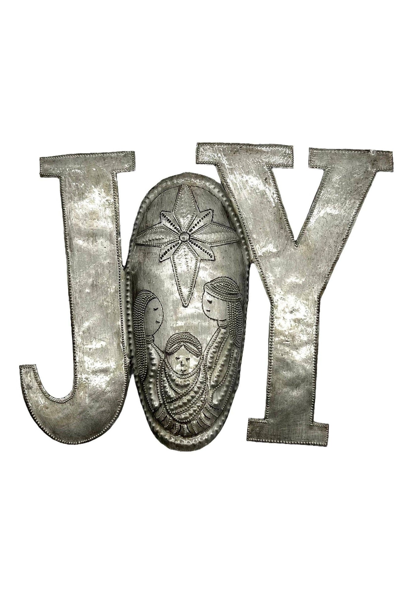 3D Joy Nativity Sign