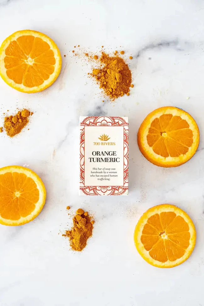 Orange Turmeric Soap Bar